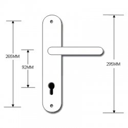 Fab & Fix Balmoral 92PZ  UPVC Furniture 265mm Fixings