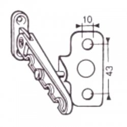 Roto 5ROT0086 Tilting Window Restrictor and Plate