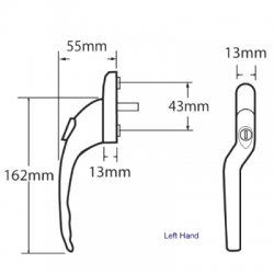 Mila Prolinea Offset Espag Handle