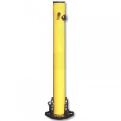 Asec Yellow Fold Down 620mm High Parking Post