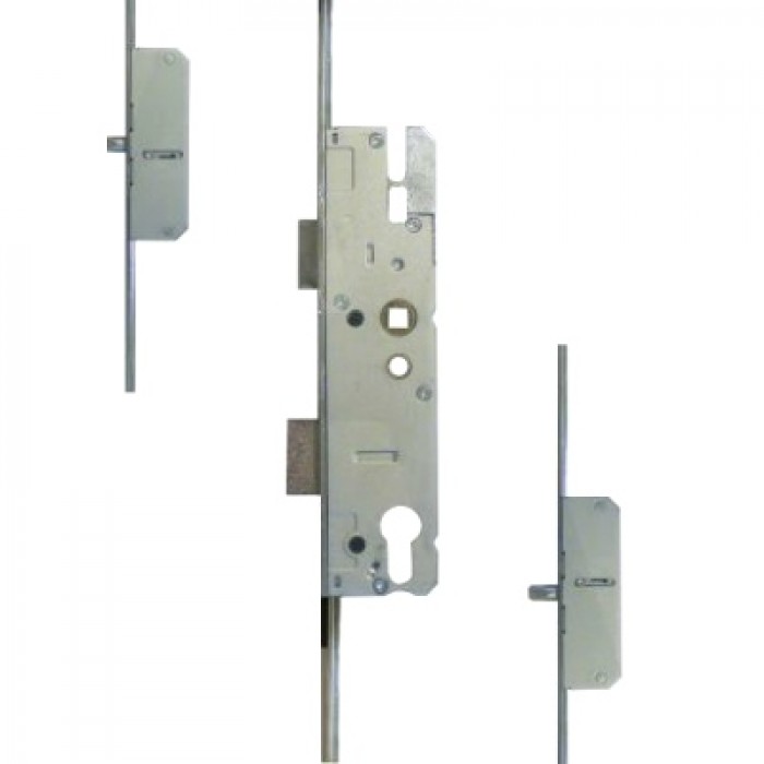 KFV Lever Operated Latch Deadbolt Long Version 2 Round Bolt