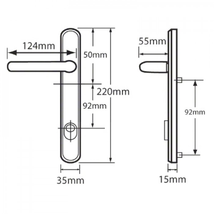 Hoppe Door Furniture PAS24